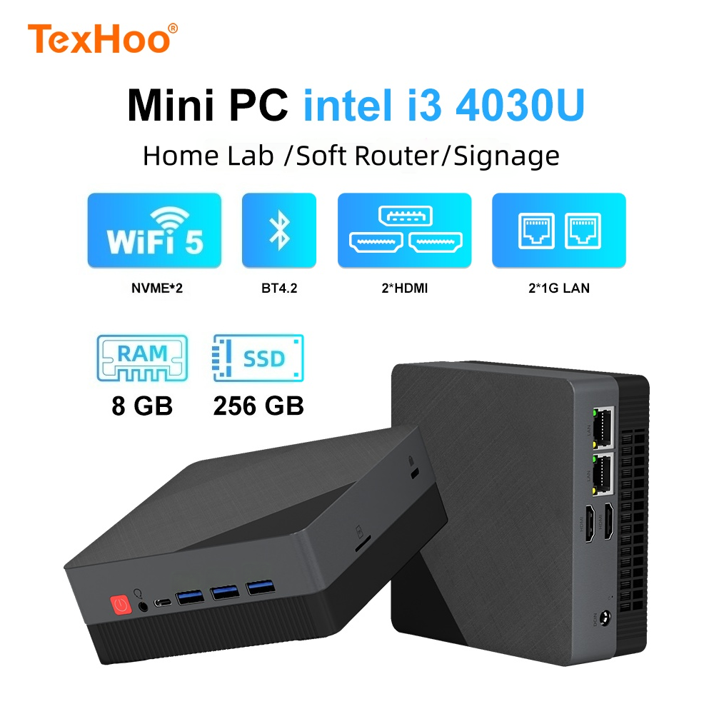 Memory Card Ssd - Texhoo MINI PC, Prosesor Intel Core