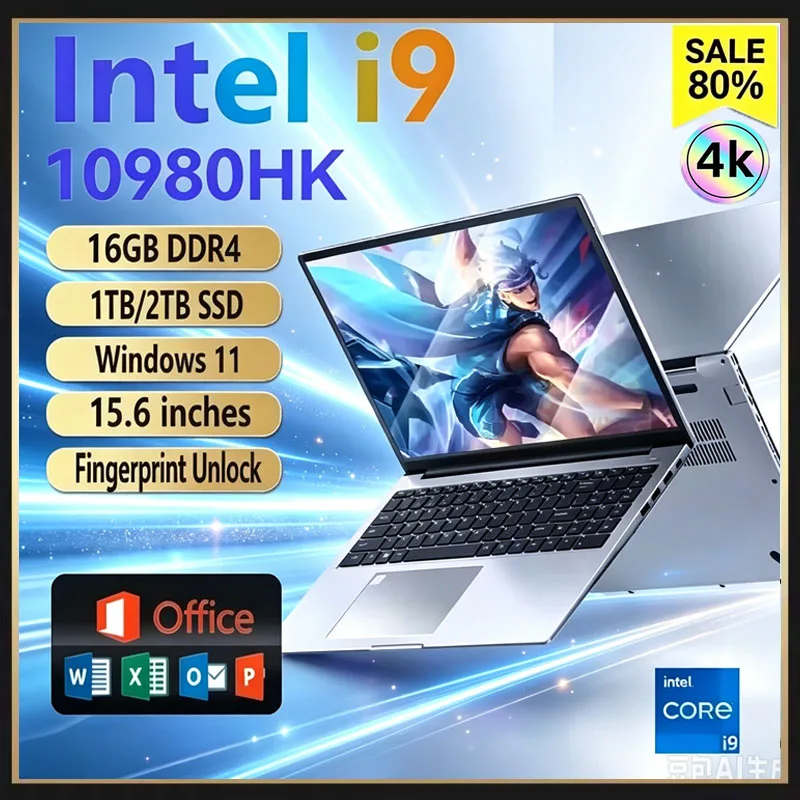 M.2 Ssd - Laptop Portabel 15,6 inci, Prosesor Intel