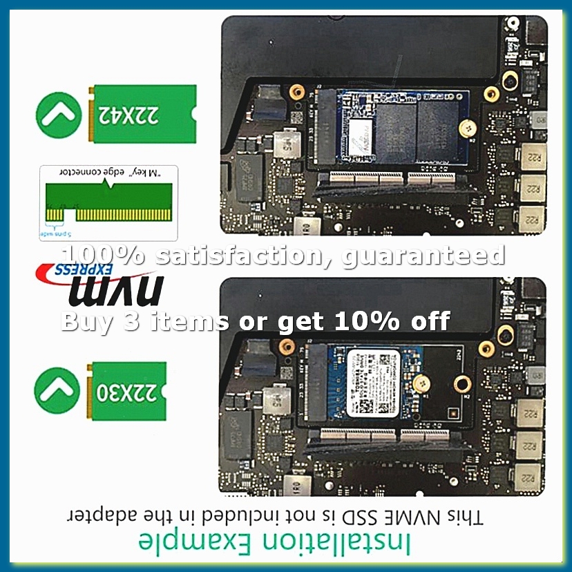 M.2 Ssd - Kartu Konversi SSD M.2 NGFF M-key