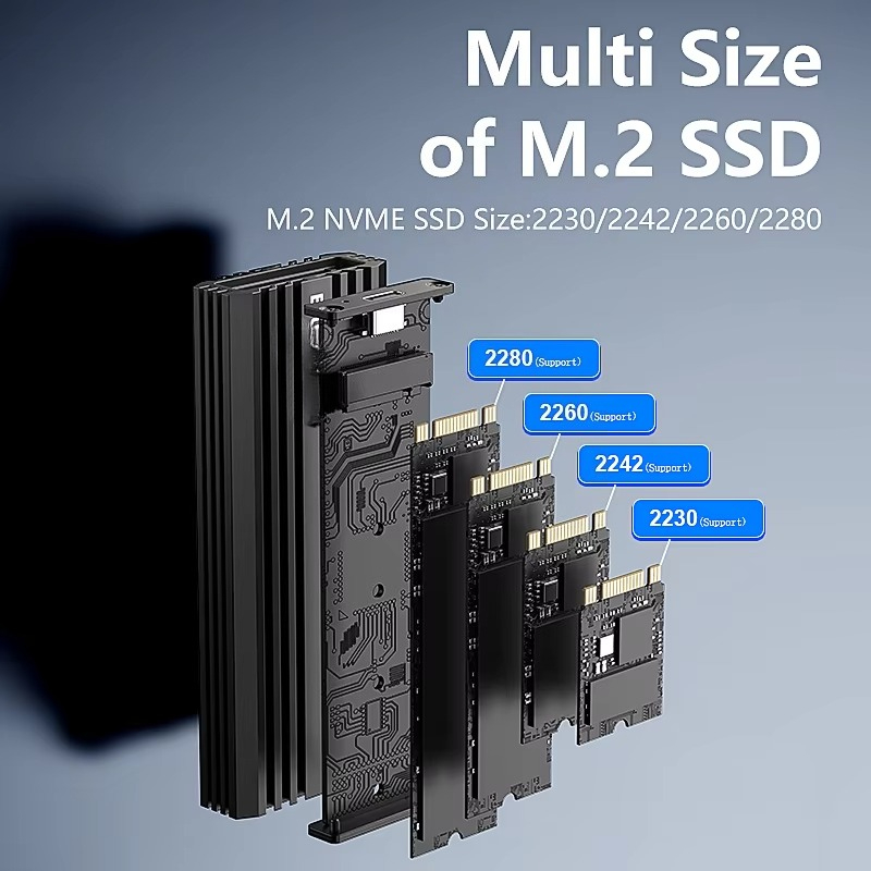 M.2 Ssd - Casing SSD Eksternal EE1 Aluminium M.2