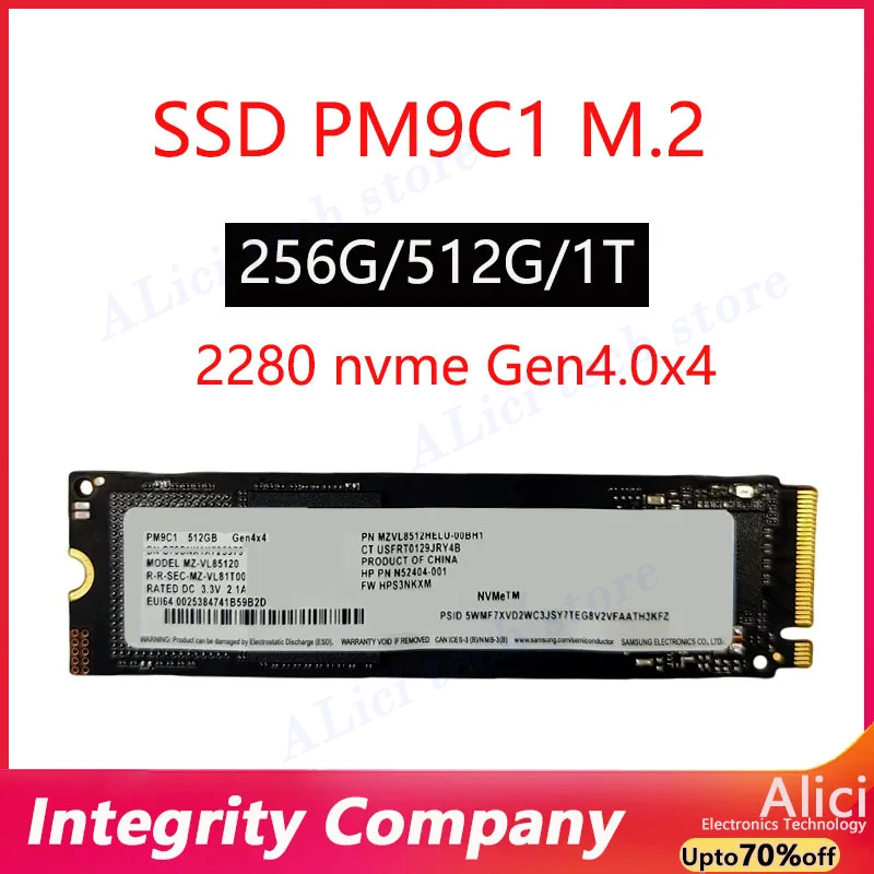 Samsung Ssd - Asli Berlaku Samsung PM9C1 /PM9C1a 512G