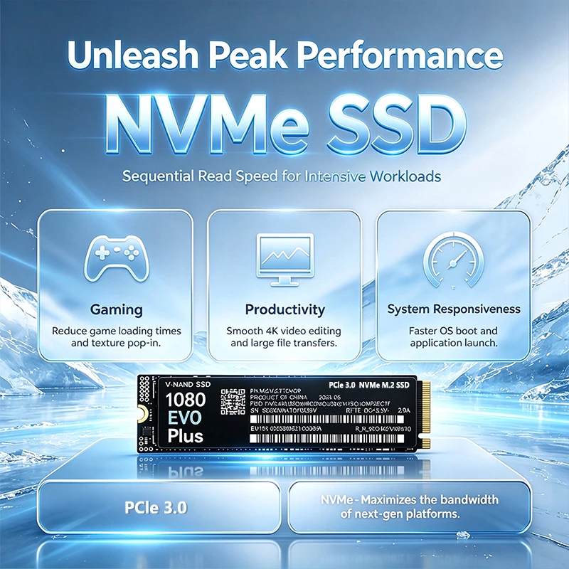 SSD M.2 NVMe terintegrasi 1080 - Ssd 500Gb ulasan dan harga