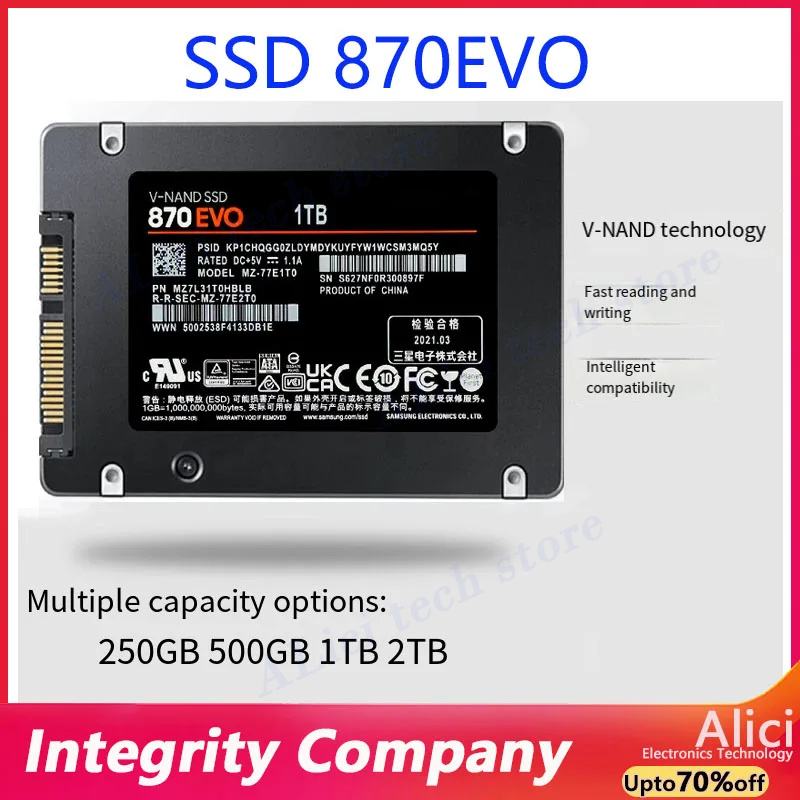 SSD Asli untuk Samsung 870EVO  - Samsung Ssd ulasan dan harga