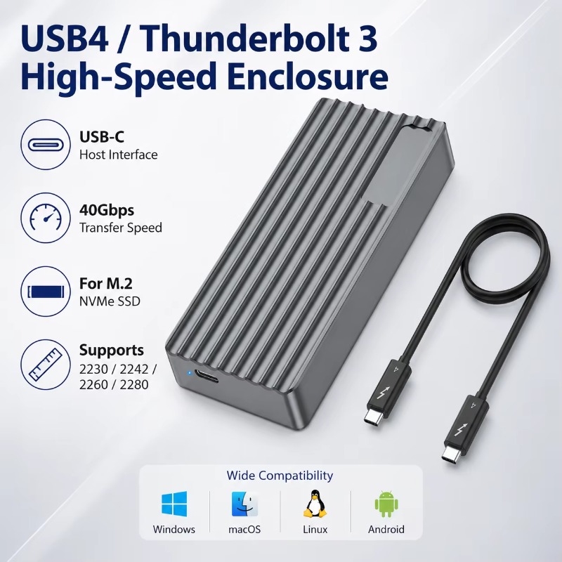 Enclosure SSD M.2 NVMe TBT3/US - M.2 Ssd ulasan dan harga